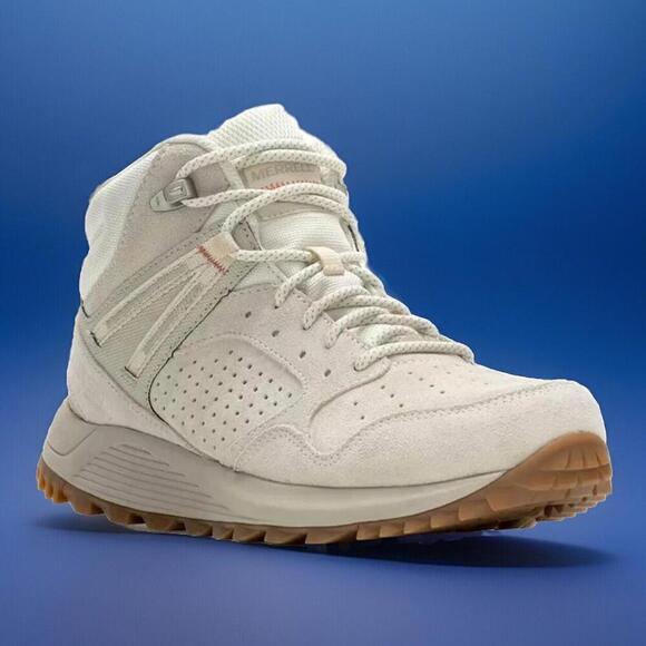 Merrell Shoes - Merrell $99 Women's Wildwood Mid Leather WP Off White Size 8.5